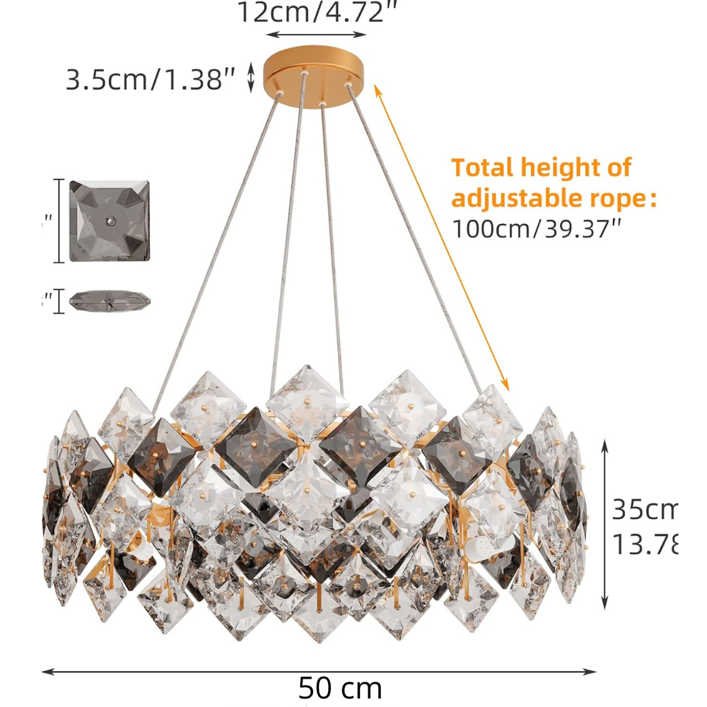 Lustre Cristal - Prisme Royal