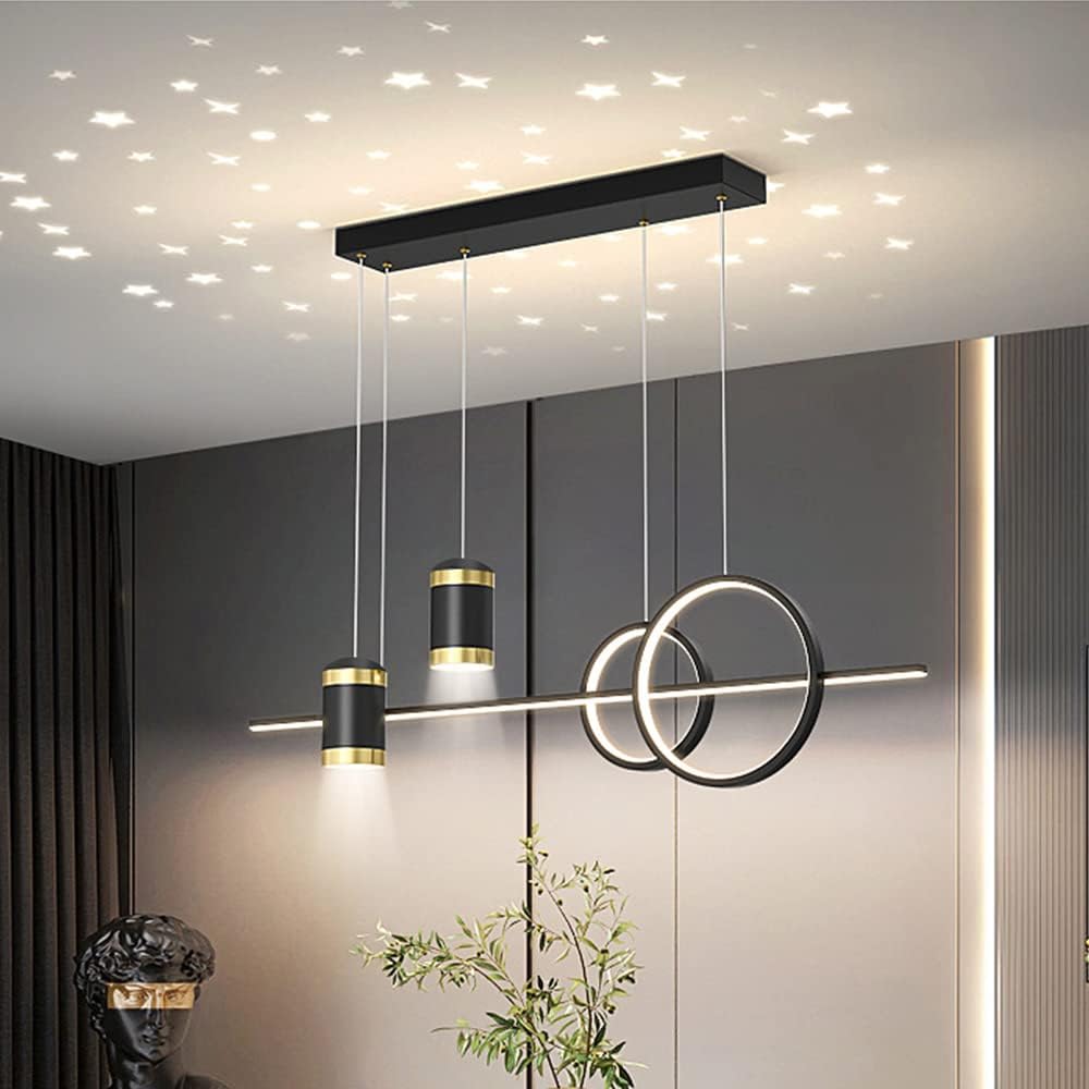 Suspension LED Étoilée Moderne – Projection Ciel Étoilé