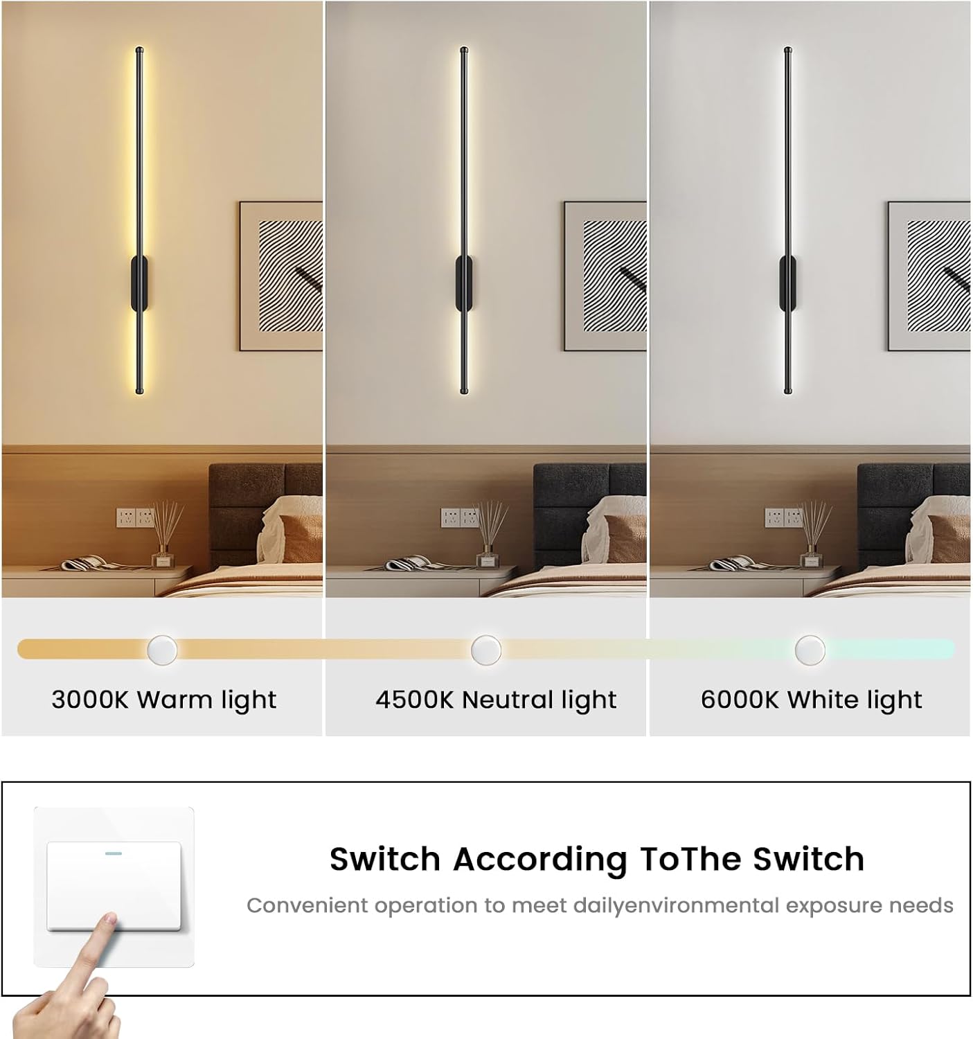 YATAI moderne LED minimaliste applique murale