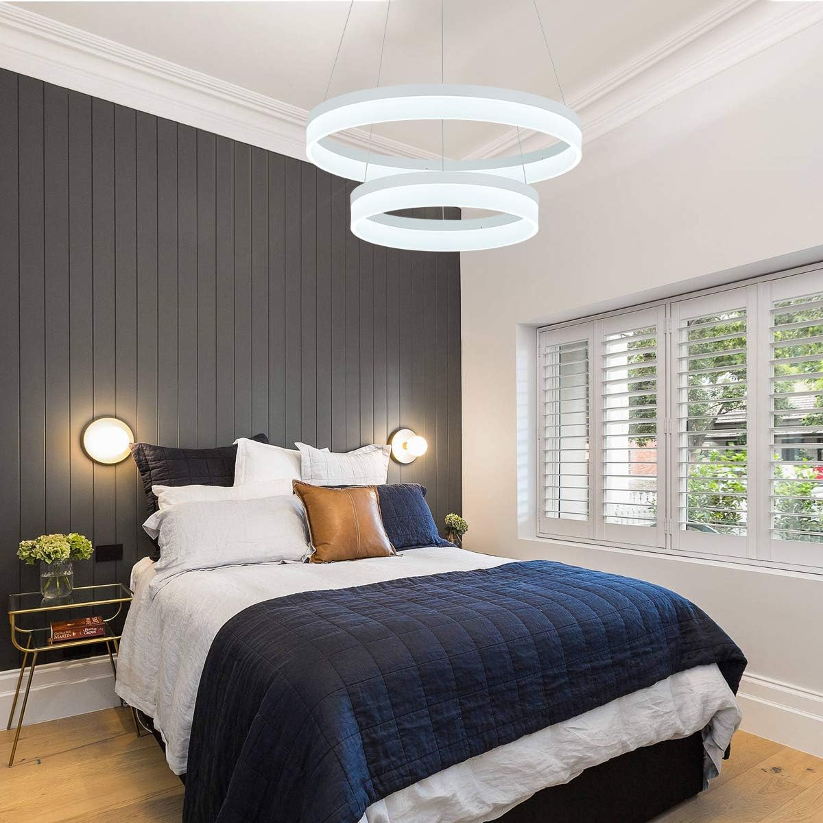 RINGO - Lustre pendentif à 3 Anneau circulaire LED