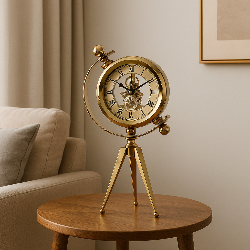 Horloge “Astro Dorée” – 30×15 cm