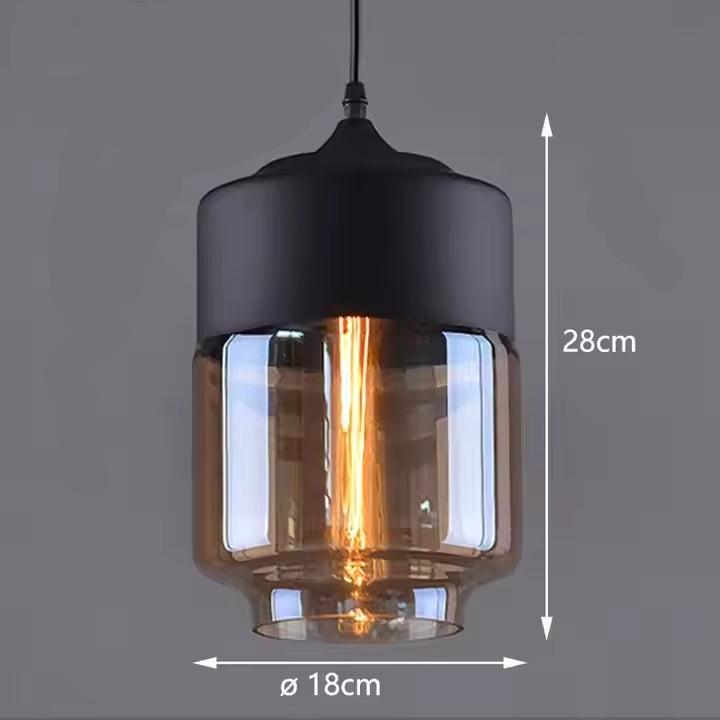 Suspension « Verre Ambré »