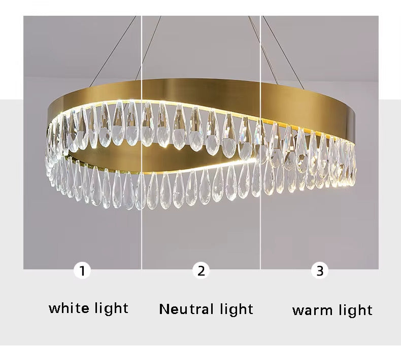 DAMKO - Lustre en Cristal K9 40/50/60 cm