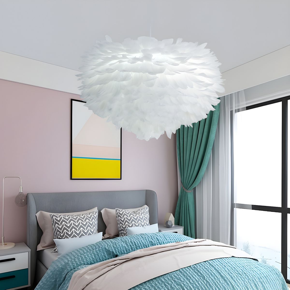 Suspension Plume Moderne