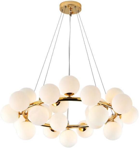 Lustre Globe Moderne à 25 Lumières