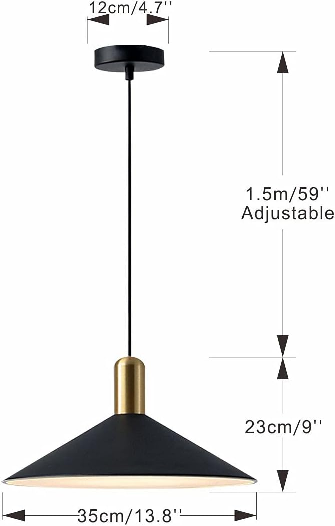 TCHAU, Abat-jour lustre en métal parapluie créatif