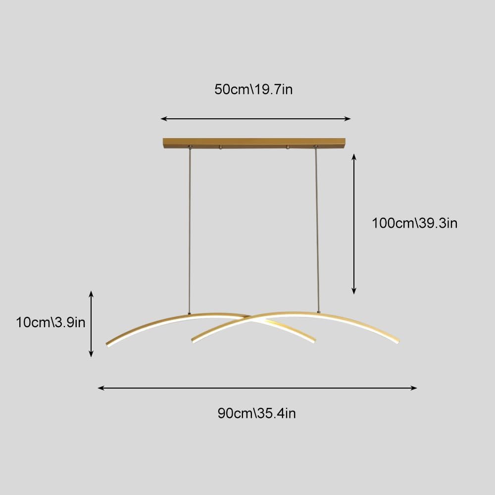 Suspension LED Moderne - Moustache