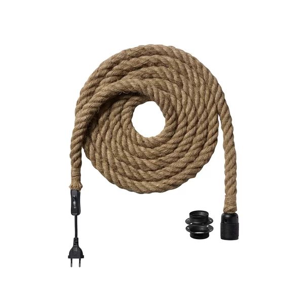 WOTEG - Suspension en rotin | Rétro 30 cm