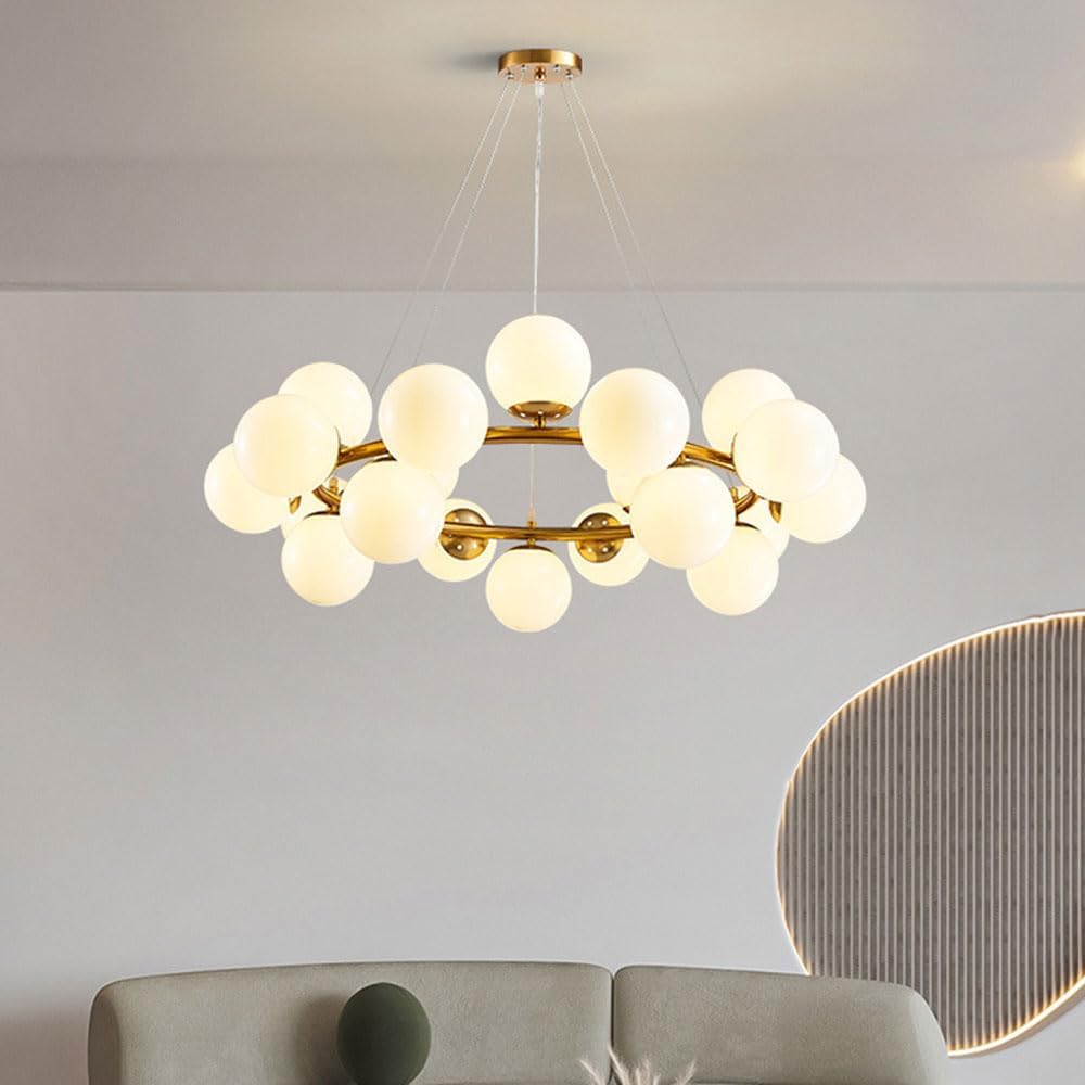 Lustre Globe Moderne à 25 Lumières