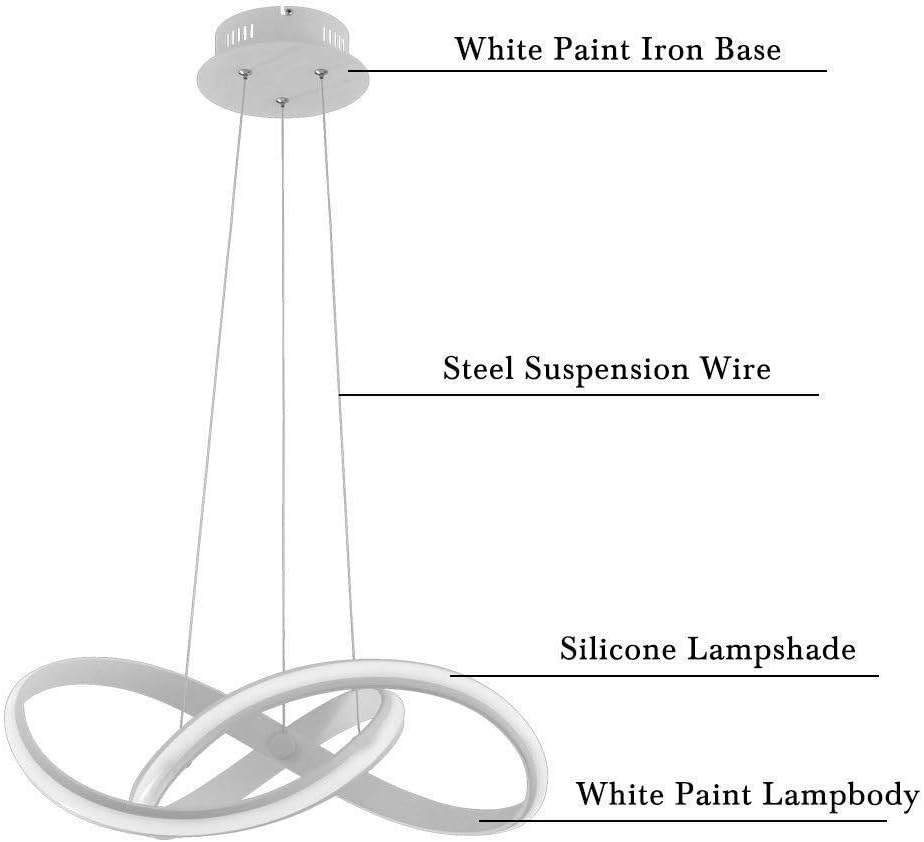 Lustre LED Moderne – Design Élégant & Lumière Réglable