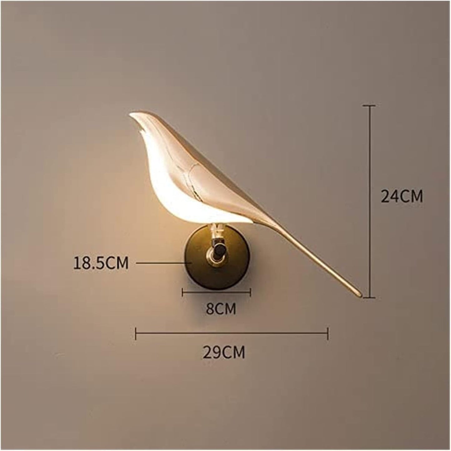 BASLASH - Golden Bird Applique murale