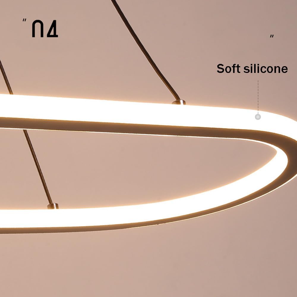 Suspensions LED Moderne  – Design Épuré  Lumière Réglable (3000K-6000K)
