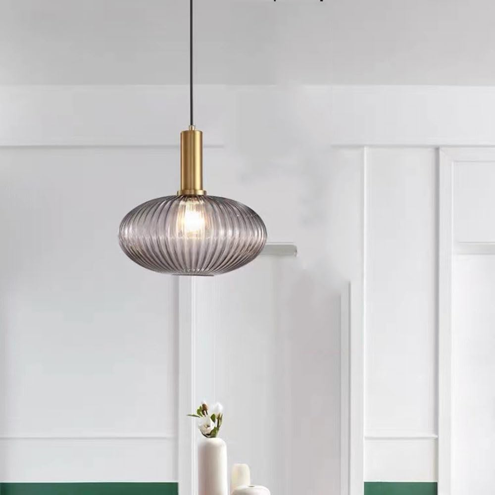 Suspension « Éclat Verre Cannelé »