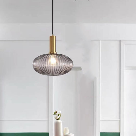 Suspension « Éclat Verre Cannelé »