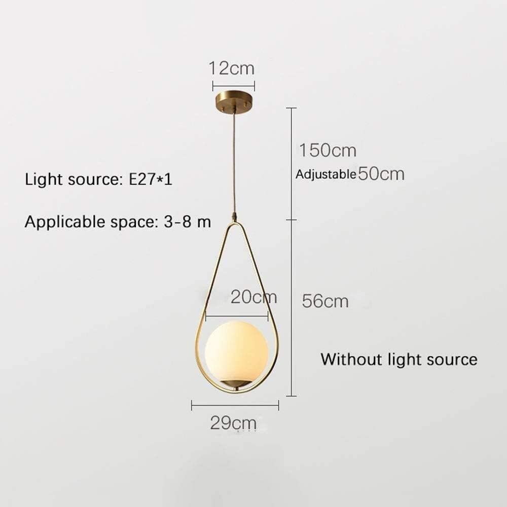 TEMKIN 4 - Suspension moderne du milieu du siècle en verre blanc