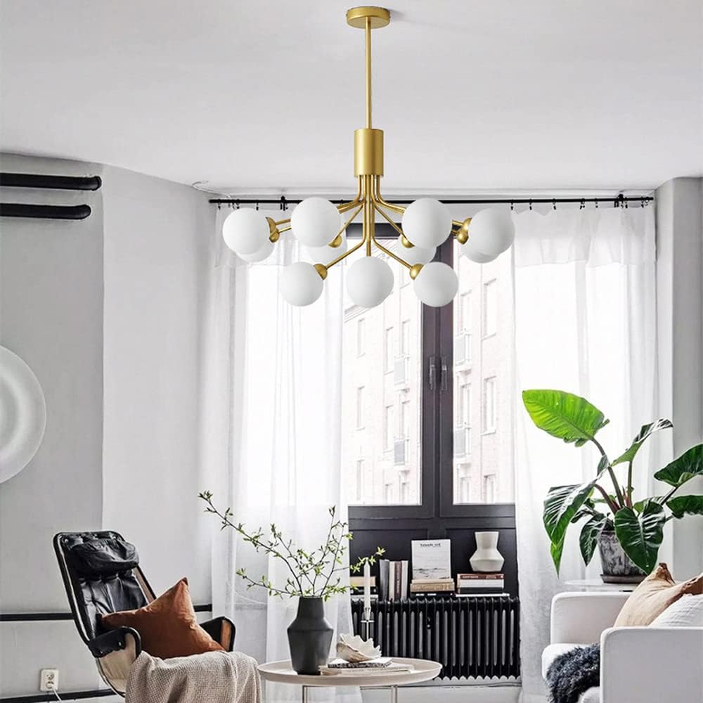 Lustre Moderne à 9 Lumières