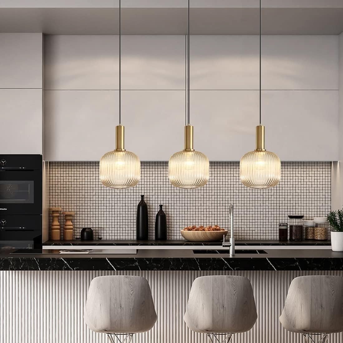 YHTECH - Luminaires suspendus en verre