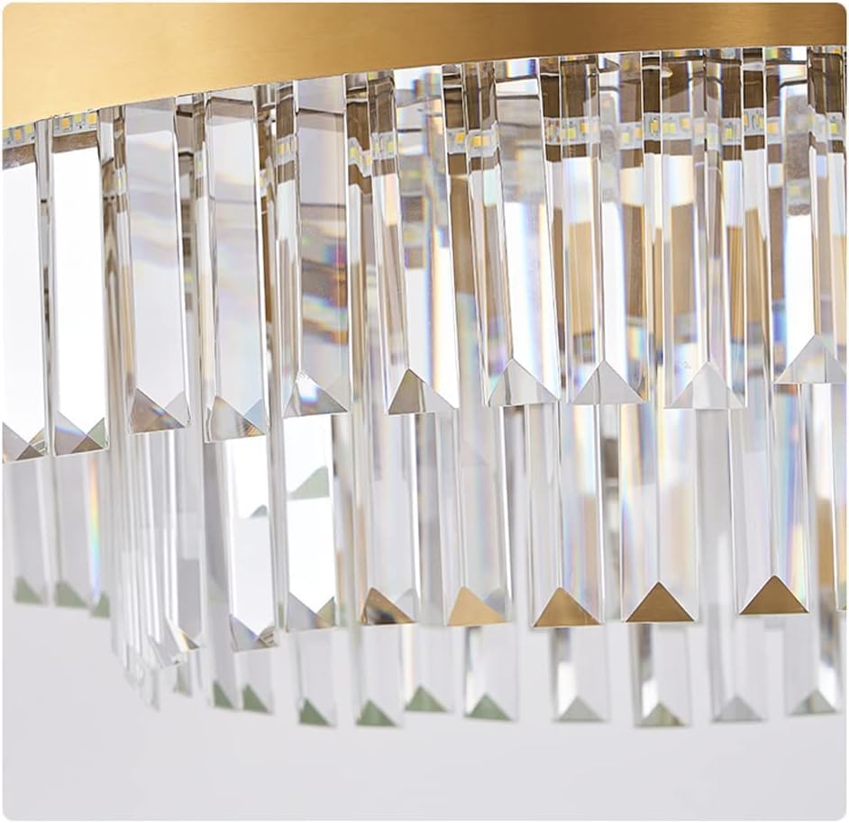 MCOSU - Lustres en cristal ronds de luxe Salon