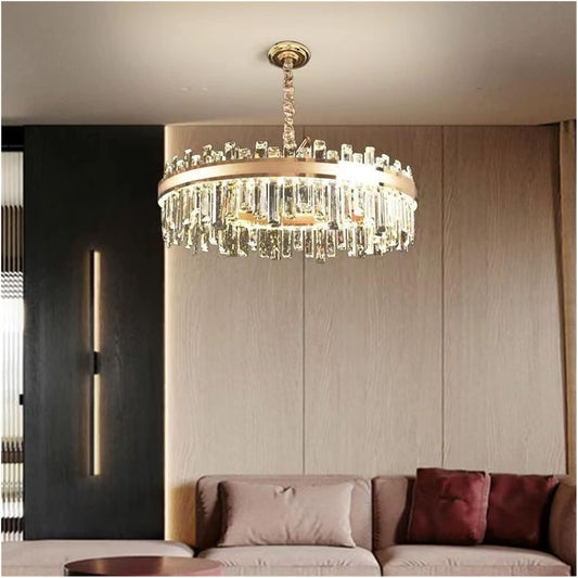 Lustre Cristal - Éclat Doré