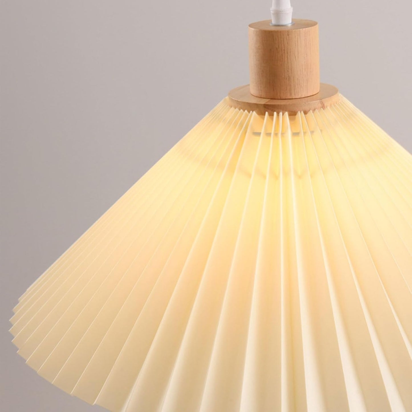 Lustre suspendu moderne en bois style japonais