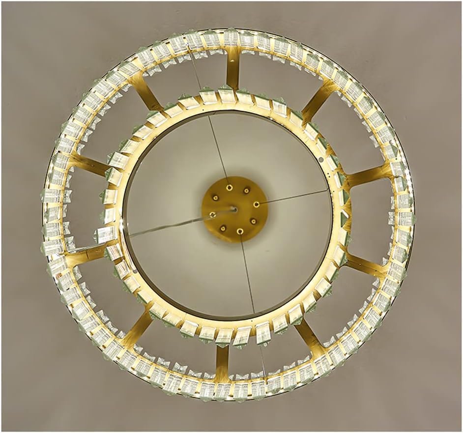 MCOSU - Lustres en cristal ronds de luxe Salon