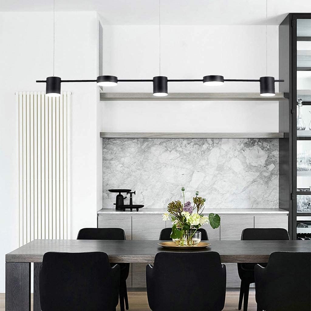 Suspension LED Moderne – 5 Spots Orientables