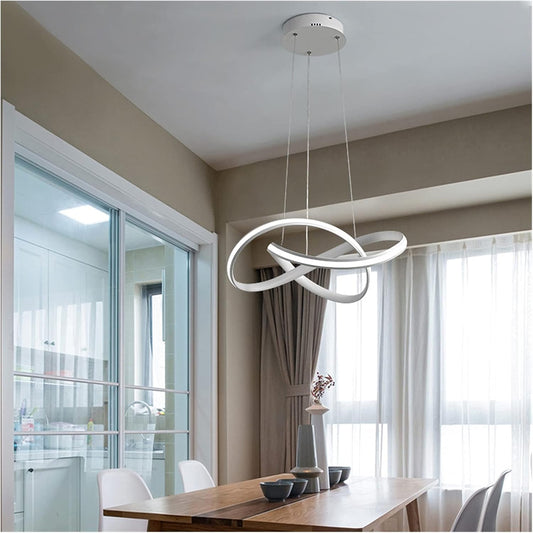 Lustre LED Moderne – Design Élégant & Lumière Réglable