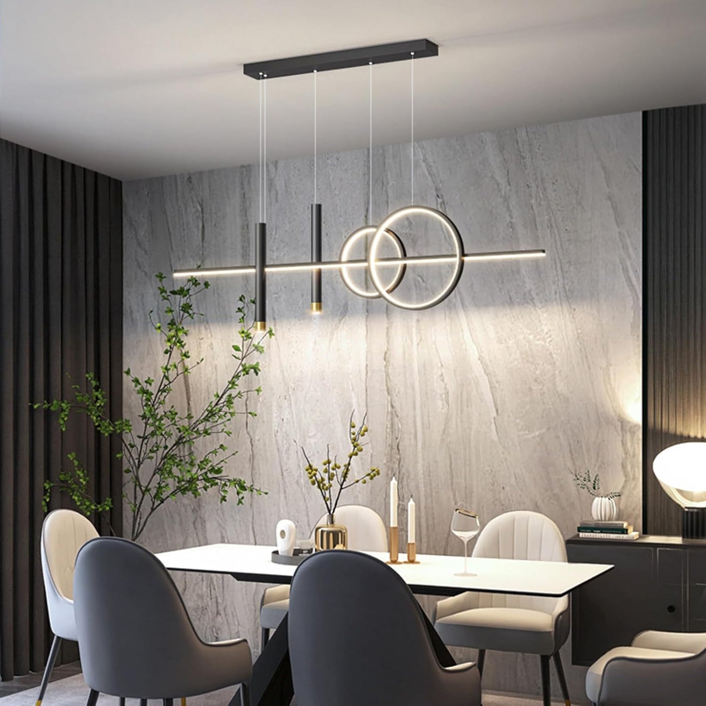LANEKD - Lampe de table à manger  100 cm
