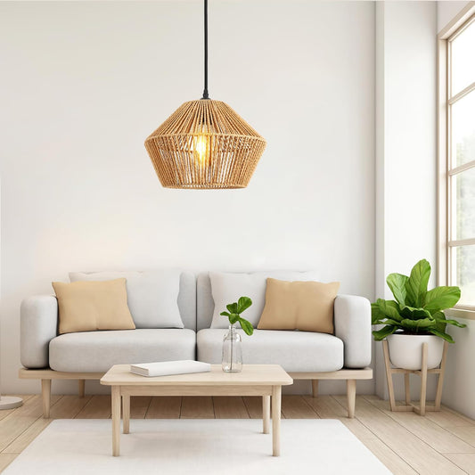 ‎FORCOSO - Suspension en rotin 32cm