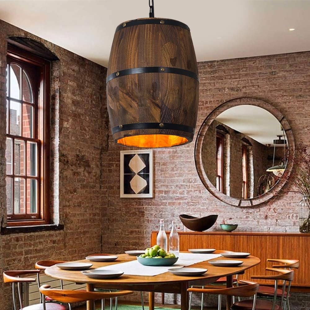 BARIL A VIN - Lustre suspendu  Bar/Cafe