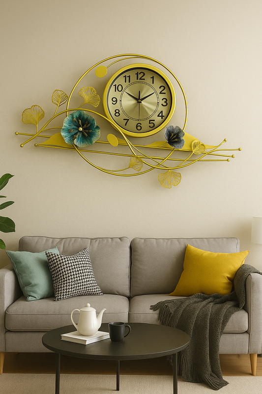 Horloge Murale FLORA AURÉE