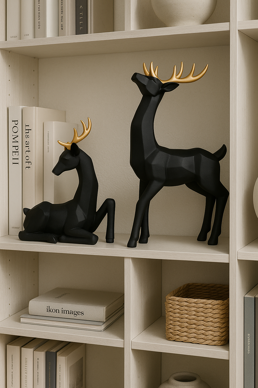 Sculpture “Cerfs Élégance”