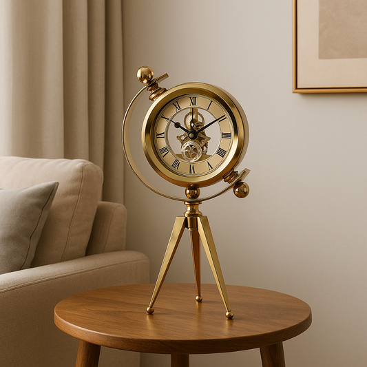 Horloge “Astro Dorée” – 30×15 cm