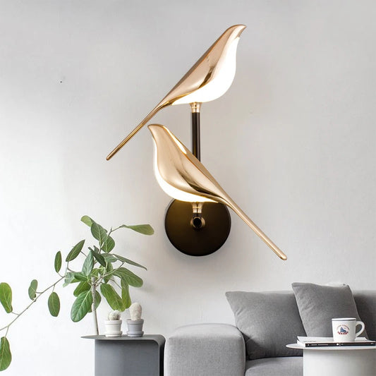 BASLASH - Golden Bird Applique murale