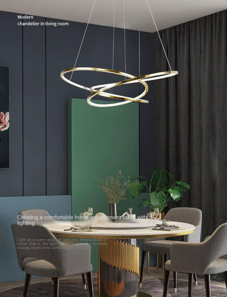 RINGO - Lustre pendentif de forme artistique LED