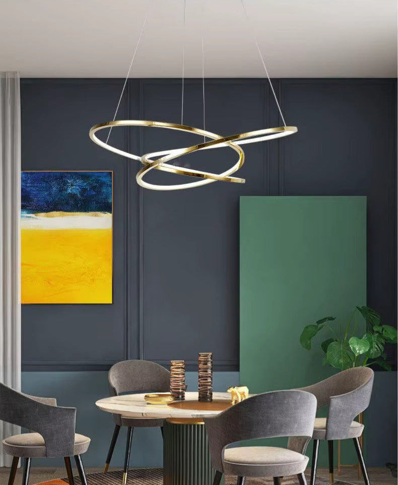 RINGO - Lustre pendentif de forme artistique LED