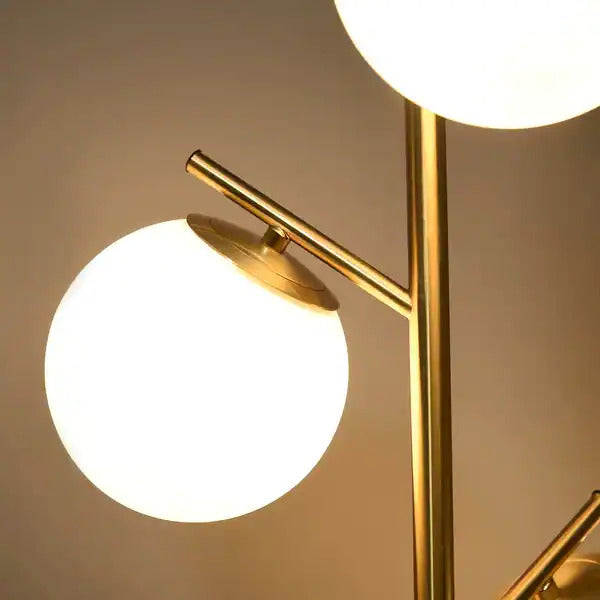 Lampadaire en verre 3 ampoules
