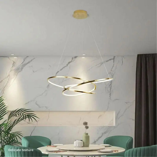 RINGO - Lustre pendentif de forme artistique LED