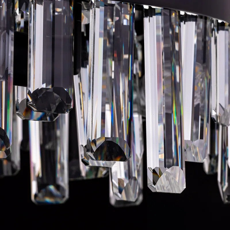 SILJOY - Lustre en Cristal K9 40/50/60 cm Argent
