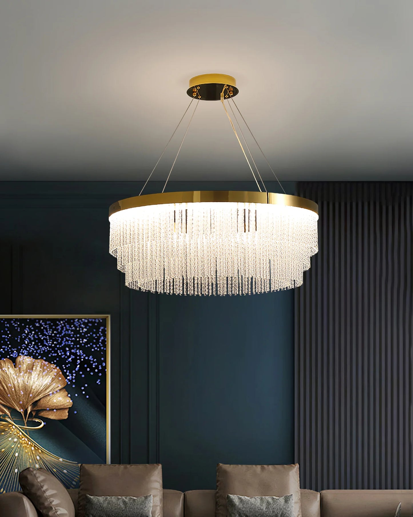 MIRODEMI - Parfums de lustre oval 80/30 cm