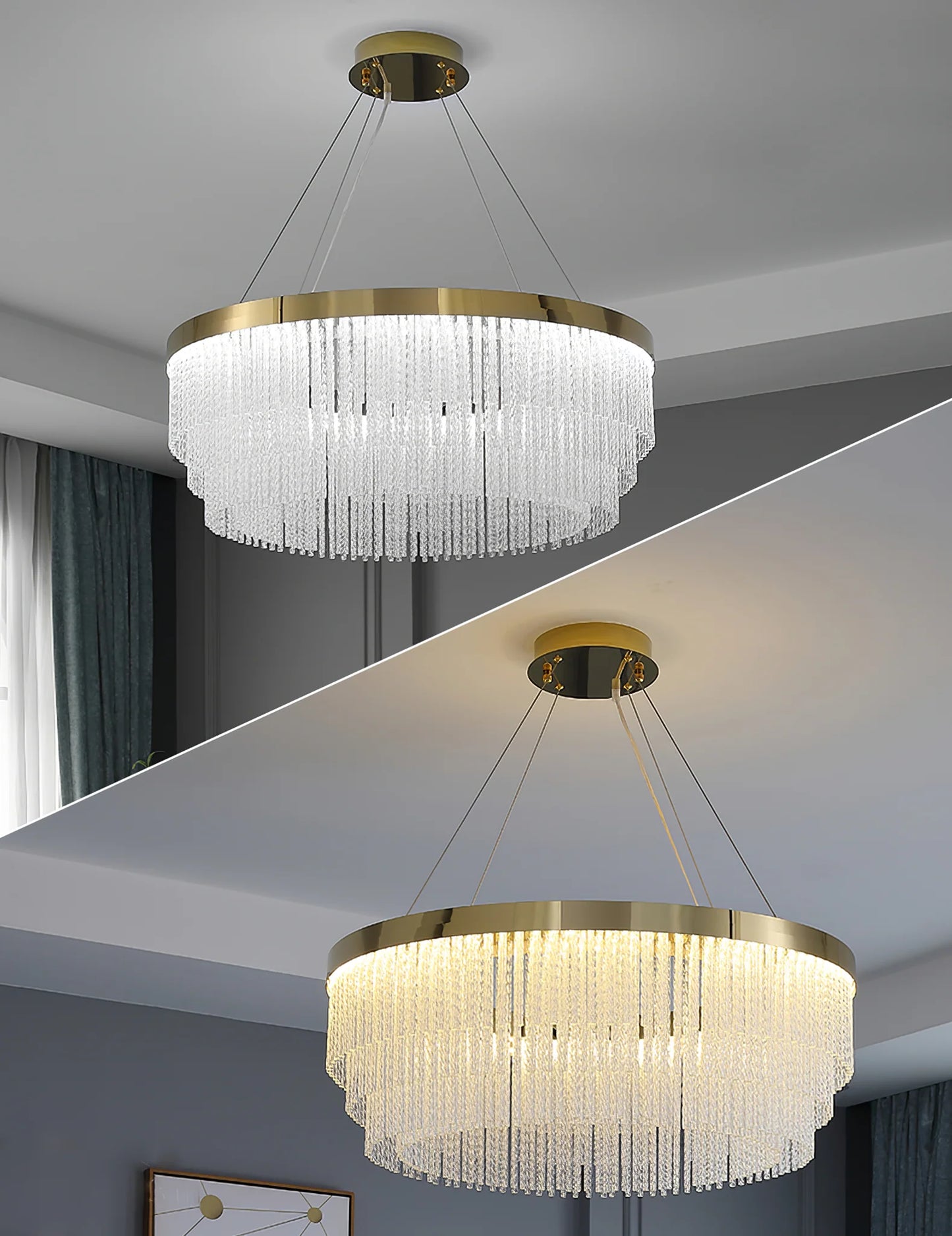 MIRODEMI - Parfums de lustre oval 80/30 cm