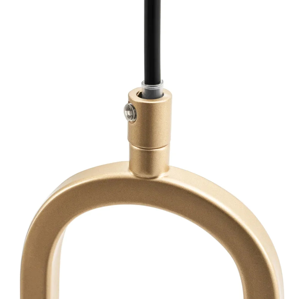 TEMKIN 3 - Suspension moderne du milieu du siècle en verre blanc