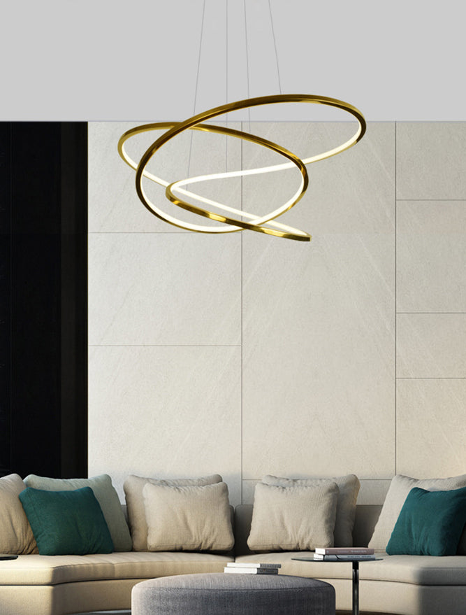 RINGO - Lustre pendentif de forme artistique LED