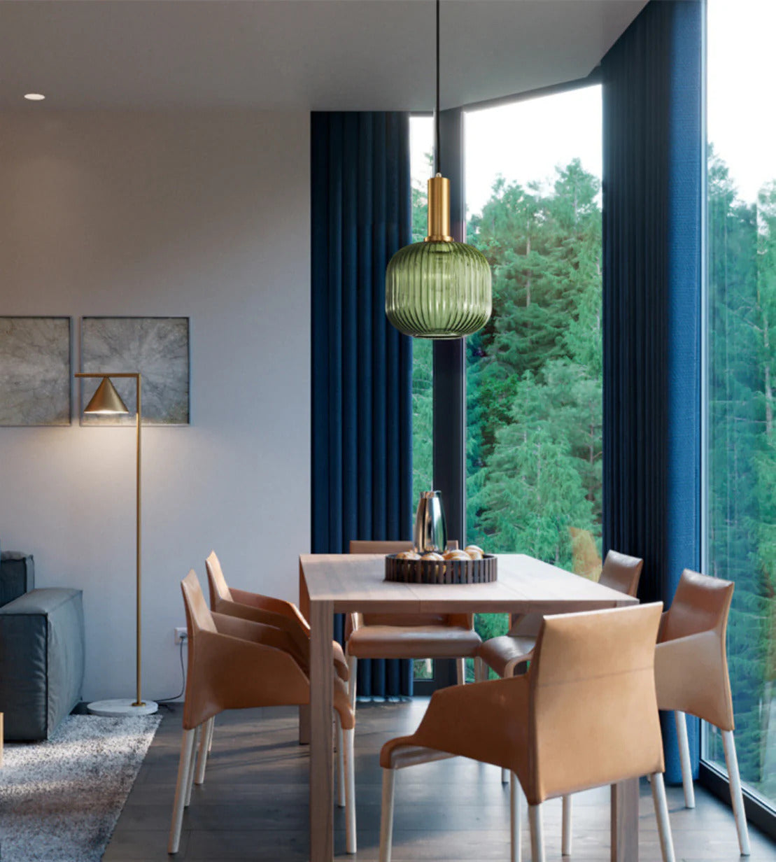YHTECH - Luminaires suspendus en verre