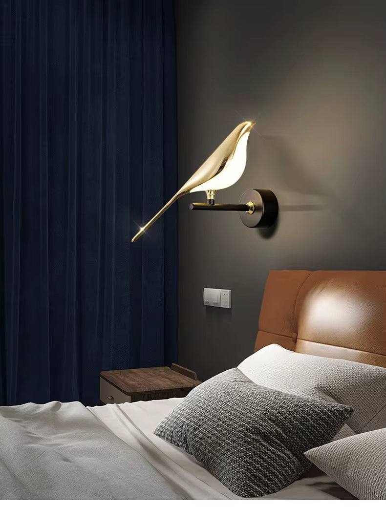 BASLASH - Golden Bird Applique murale