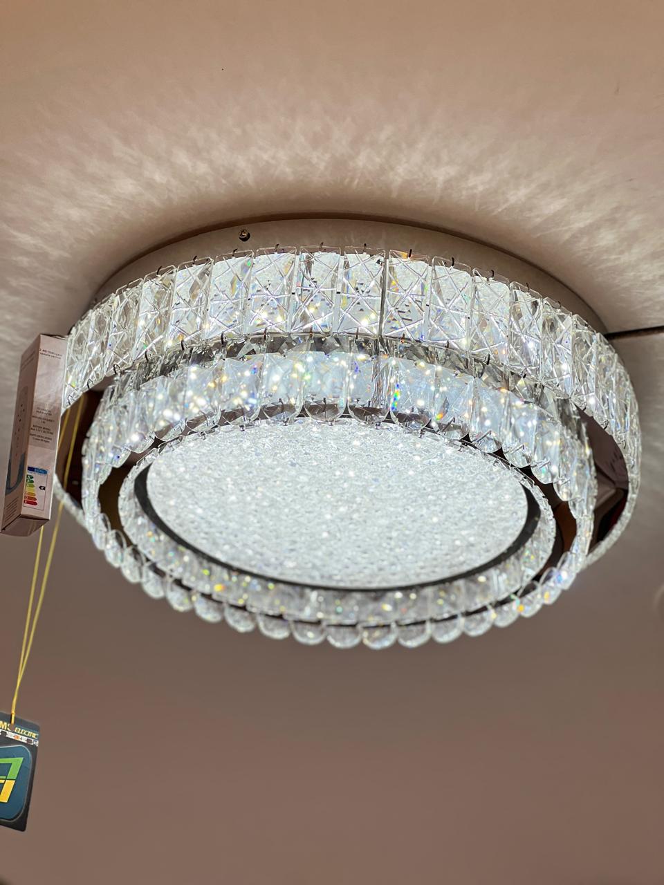 Plafonnier Cristal K9 3 Tons