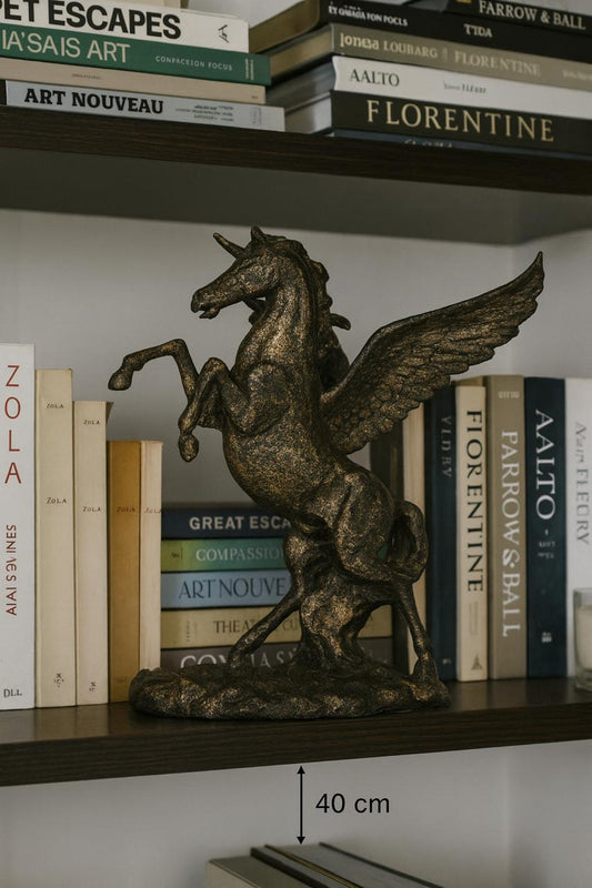 Sculpture “Pégase Marbré”