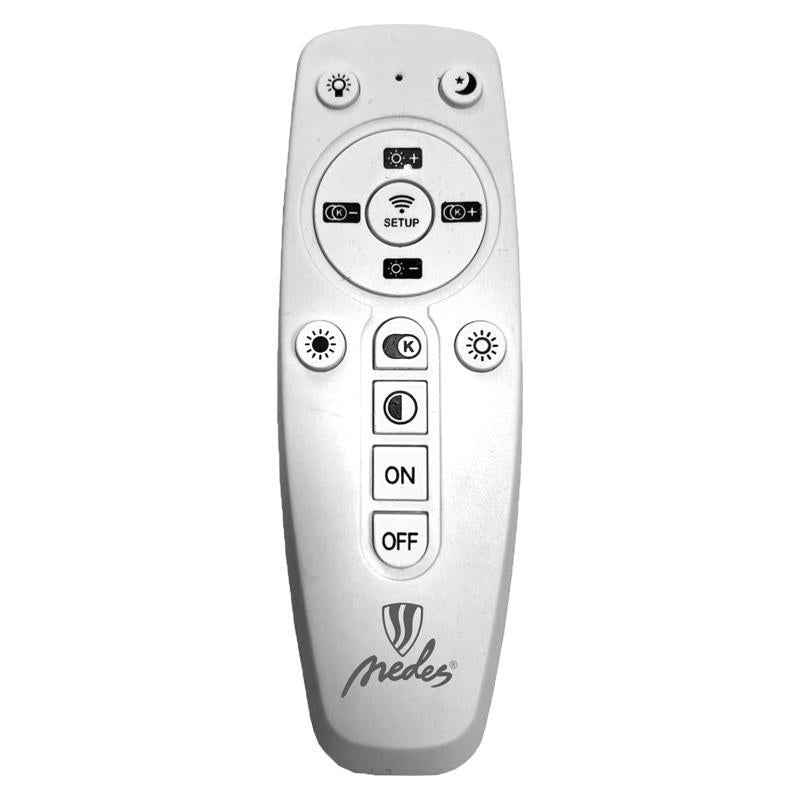 BUNCC - Lustre Cristal K9 LED avec Télécommande Ovale/Ronde