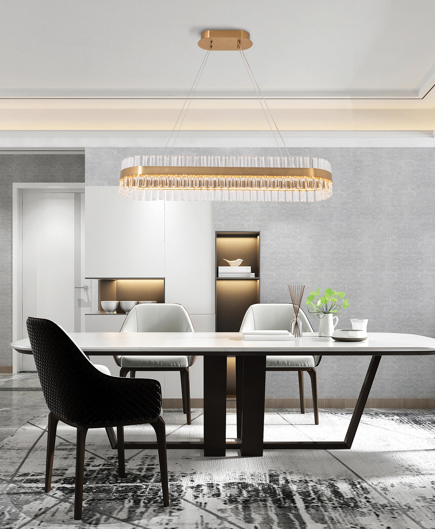 RING - Luxury cristal  lustre