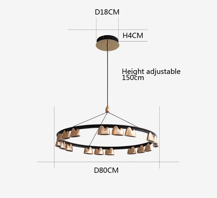 Lustre Moderne – Élégance et Design pour Cabinet Dentaire
